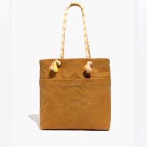 Madewell Handbags - Madewell The Canvas Transport Tote: Corded Handle Edition in tan. NWT